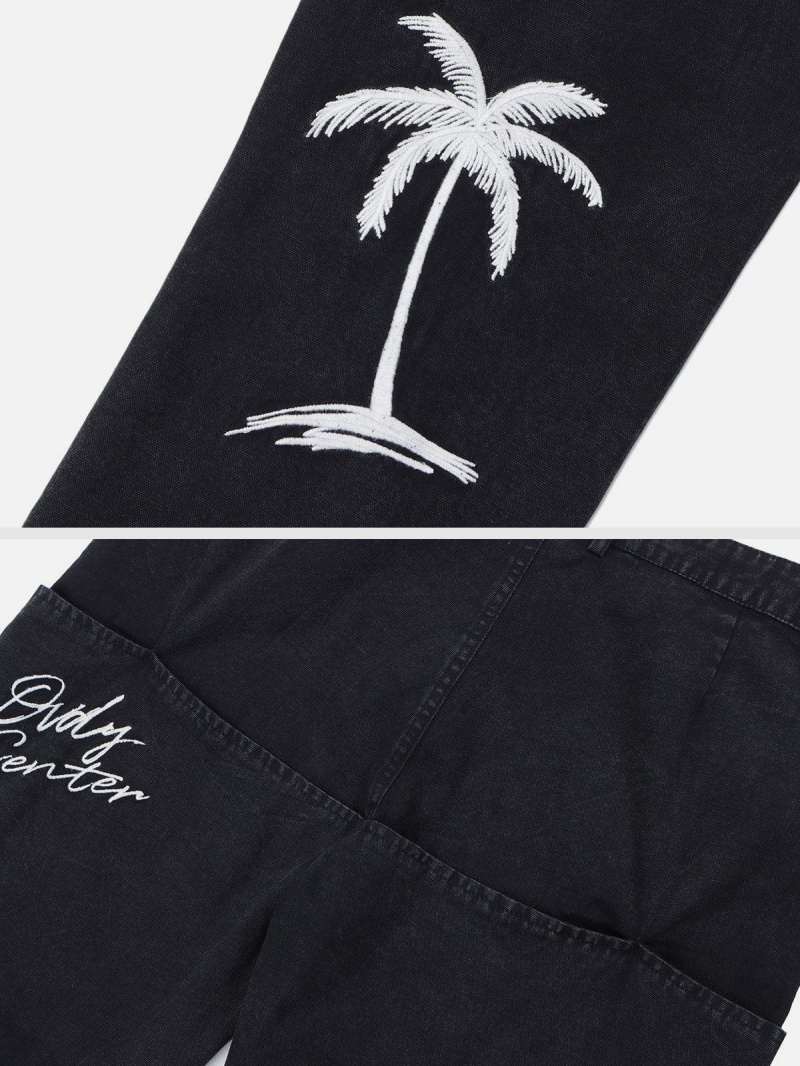 Jean Aelfric Eden Embroidery Coconut Palm Noir | FBM-55907685